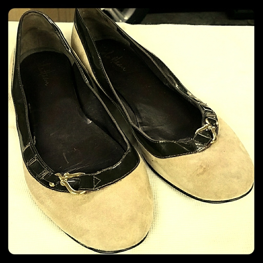 Cole Haan beige suede flats